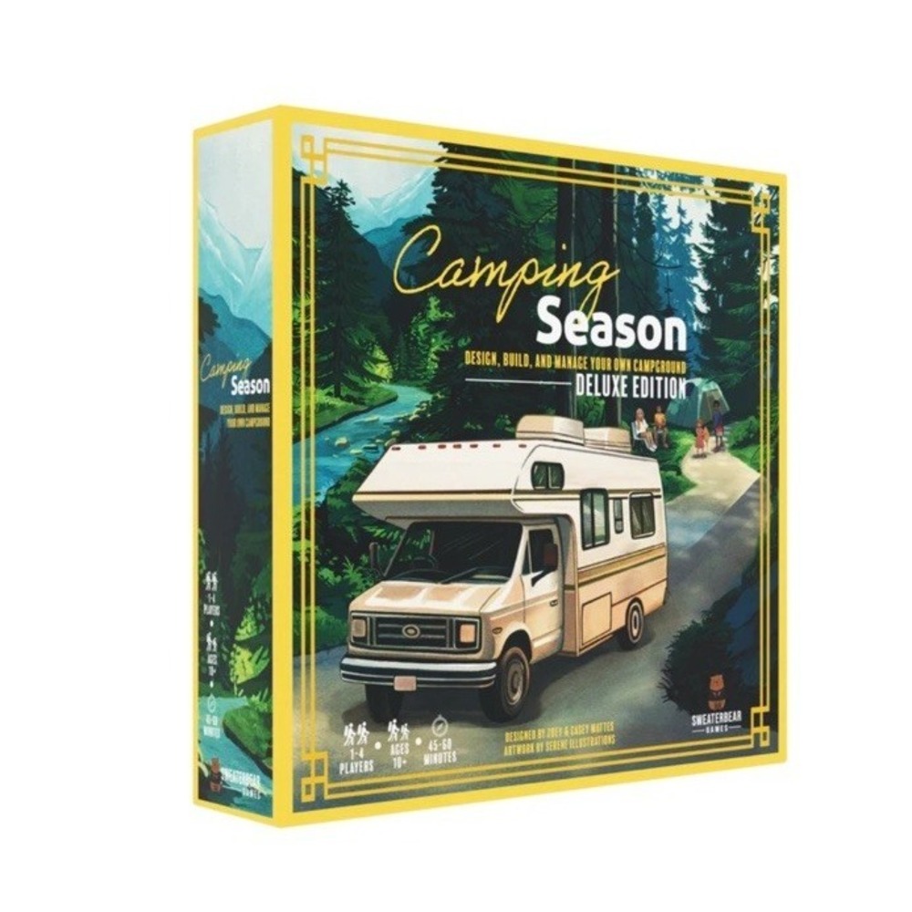 Camping Season Deluxe Edition Board Game Kickstarter 2 Expansions Sweaterbear